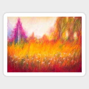 Autumn landscape Sticker